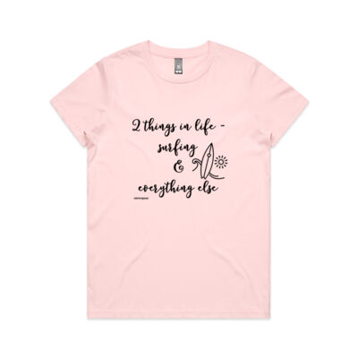 2 Things in Life surf tee Thumbnail